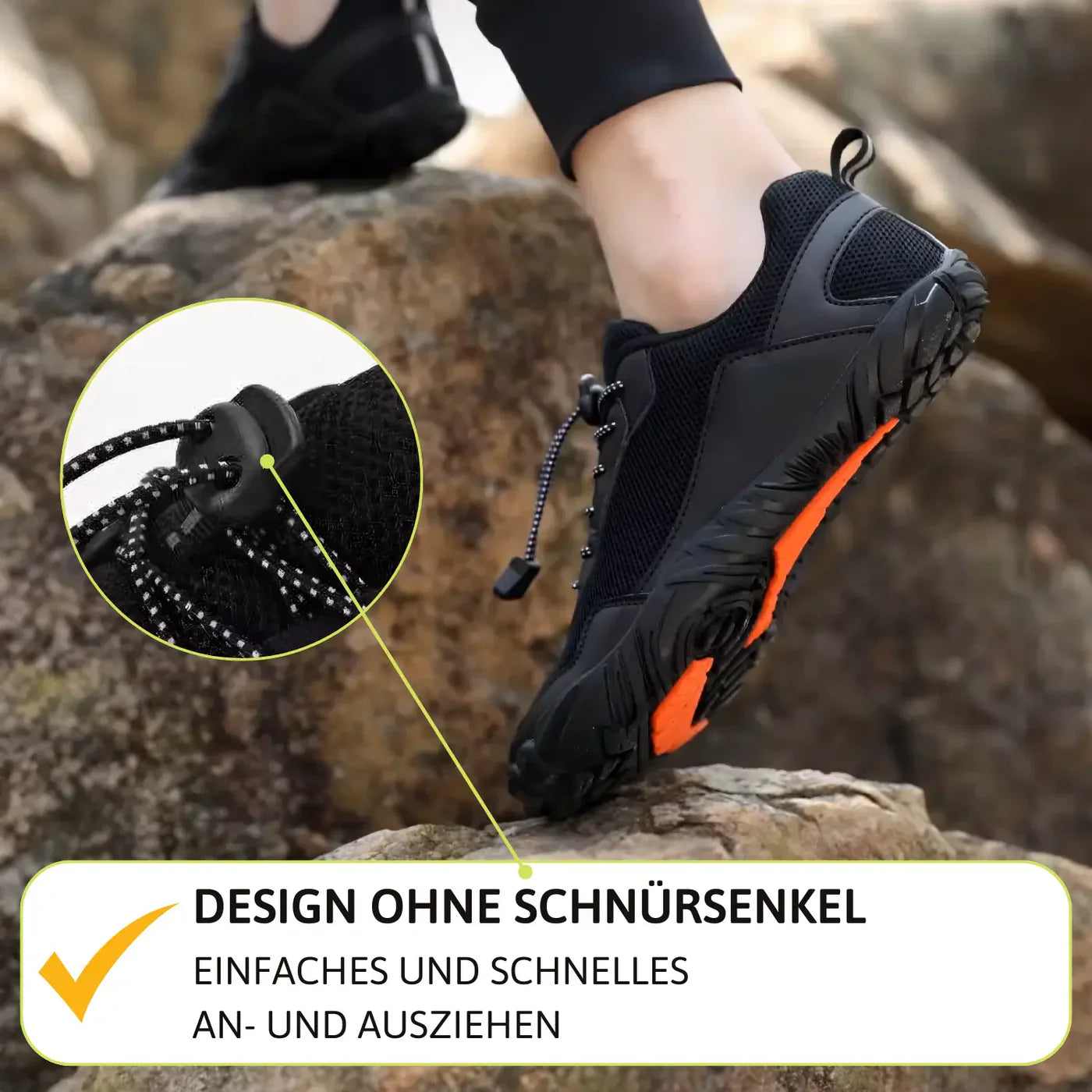 Hike - Halksäkra vår-barfotaskor (Unisex)