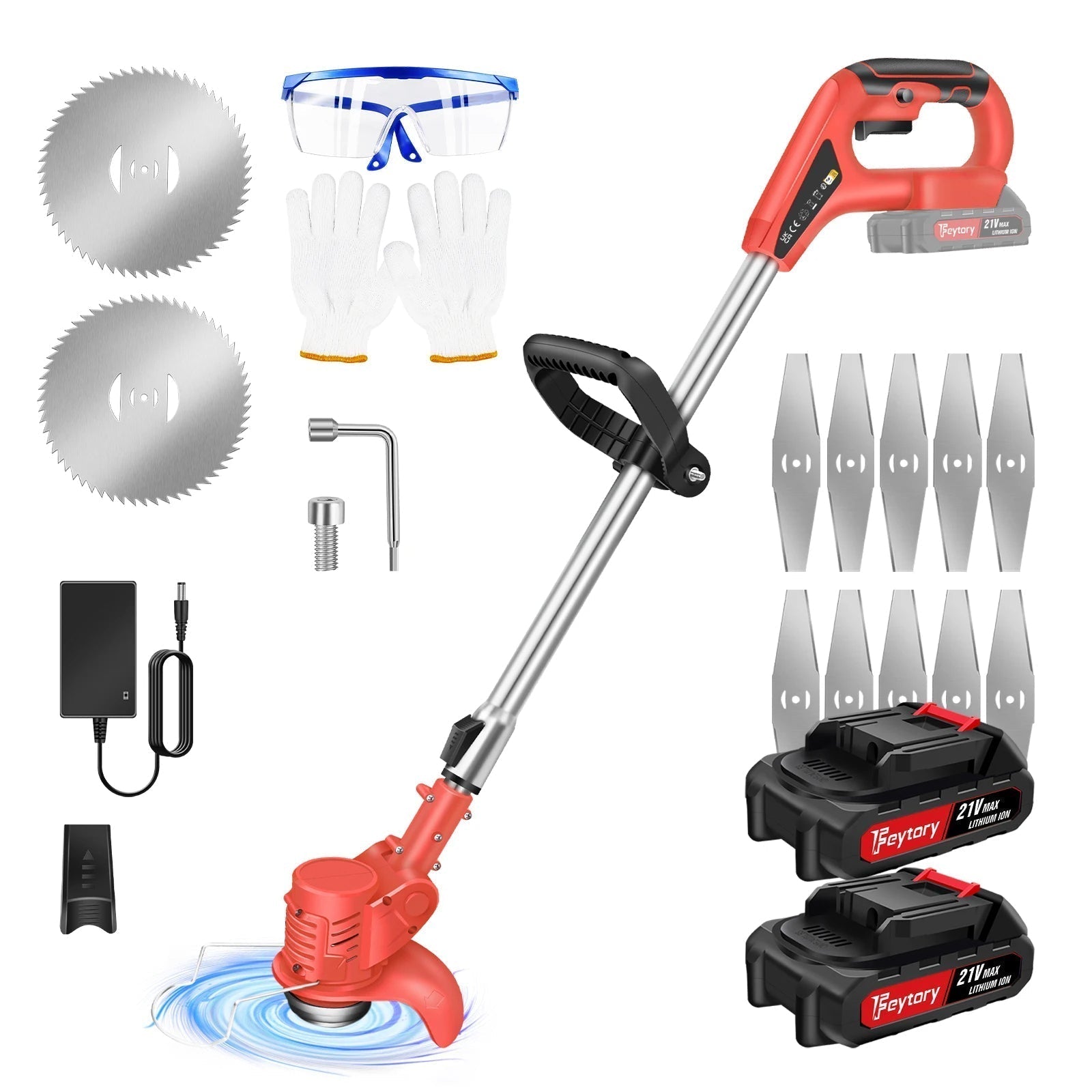 PowerTrim Sladdlös Grästrimmer Carvallo