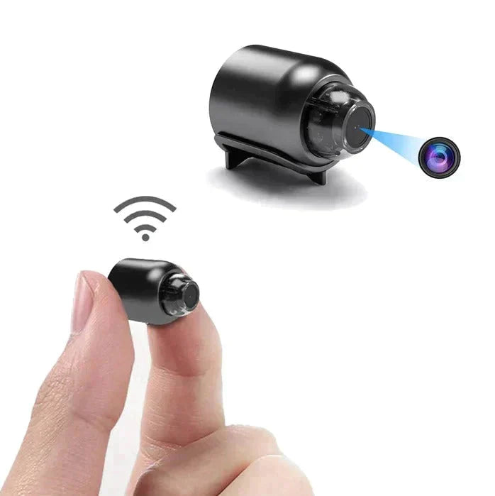 2-pack mini WiFi-säkerhetskameror - Trådlös HD-nattseende för barn- och husdjursövervakning MILA Sverige