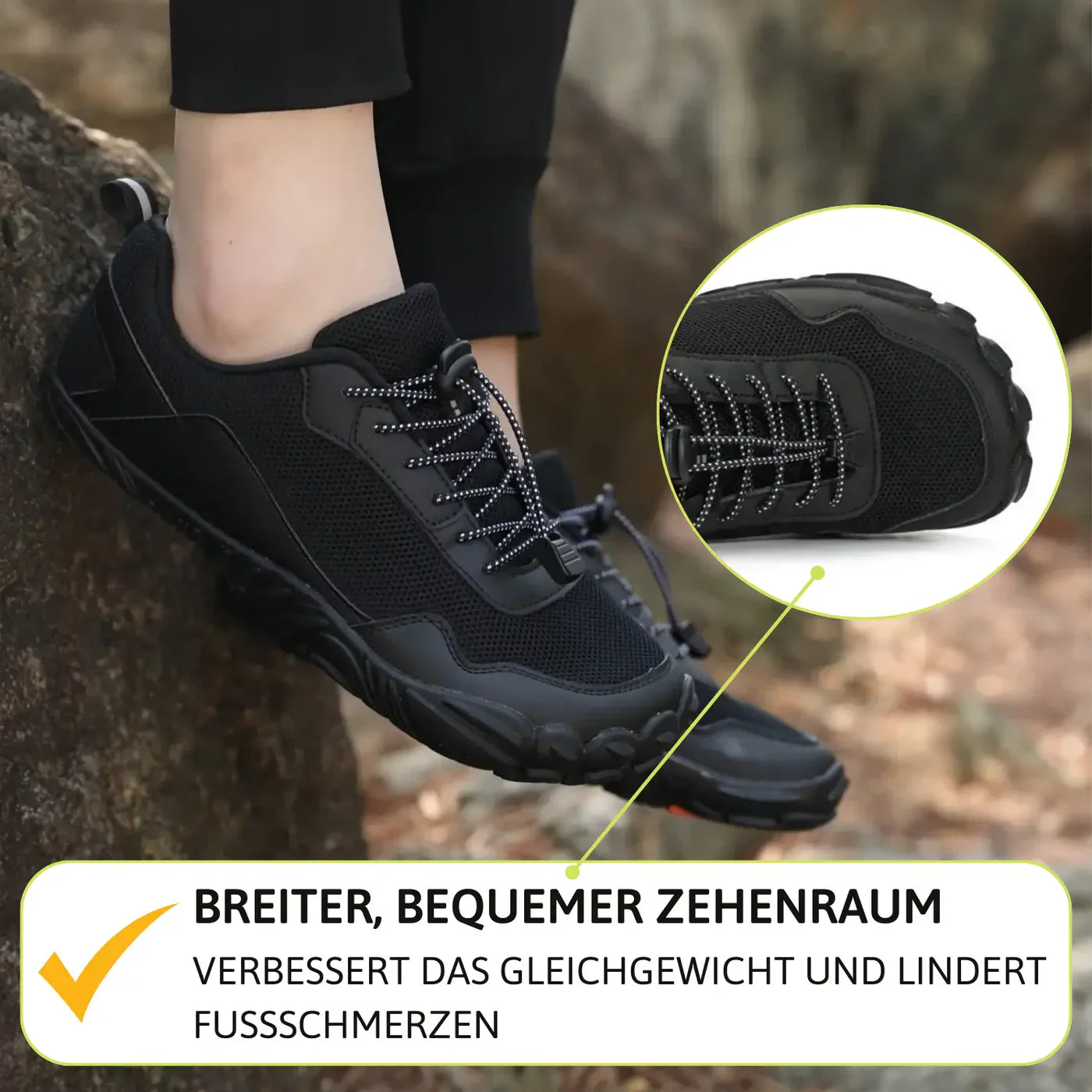 Hike - Halksäkra vår-barfotaskor (Unisex)