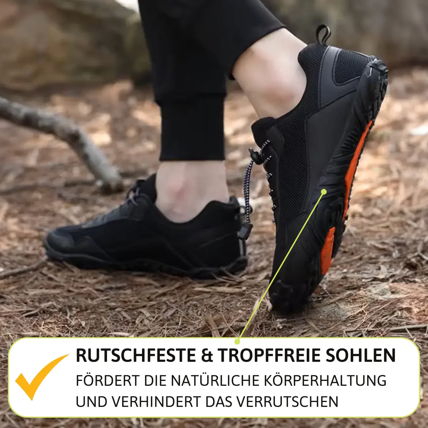 Hike - Halksäkra vår-barfotaskor (Unisex)