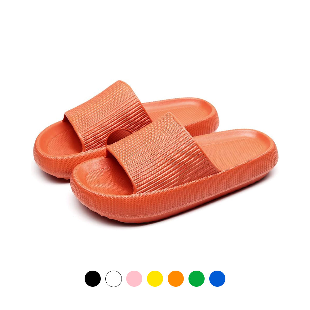 Ergonomiska tofflor med stötdämpande sula Orange