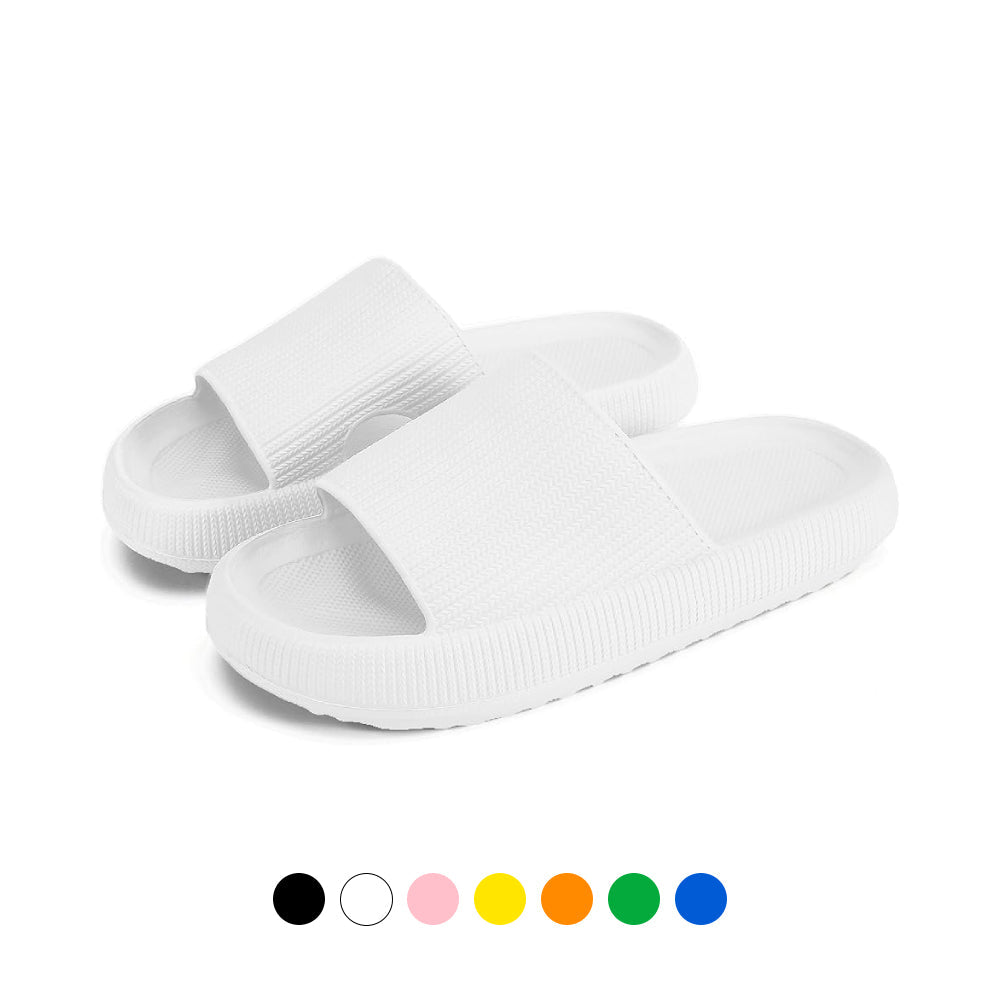 Ergonomiska tofflor med stötdämpande sula Vit