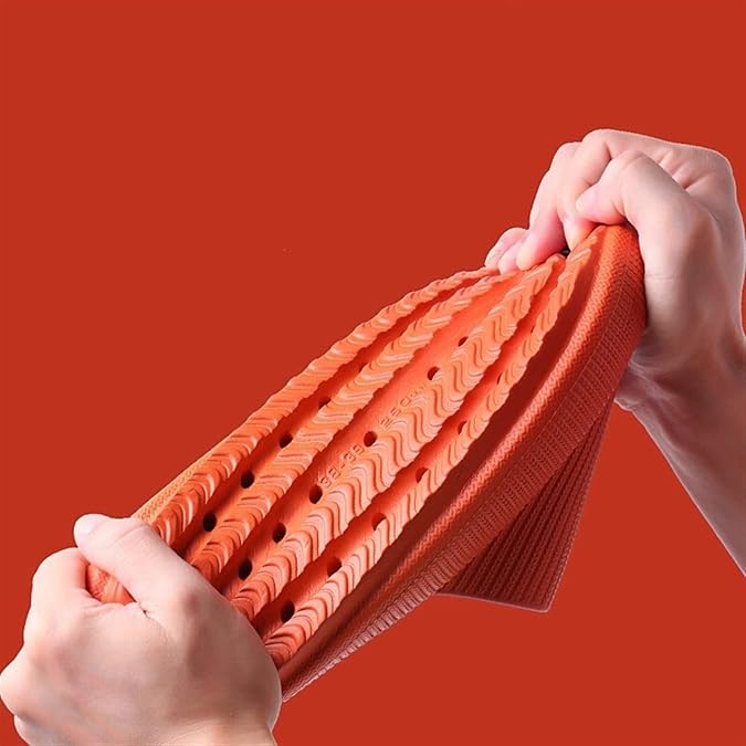 Ergonomiska tofflor med stötdämpande sula