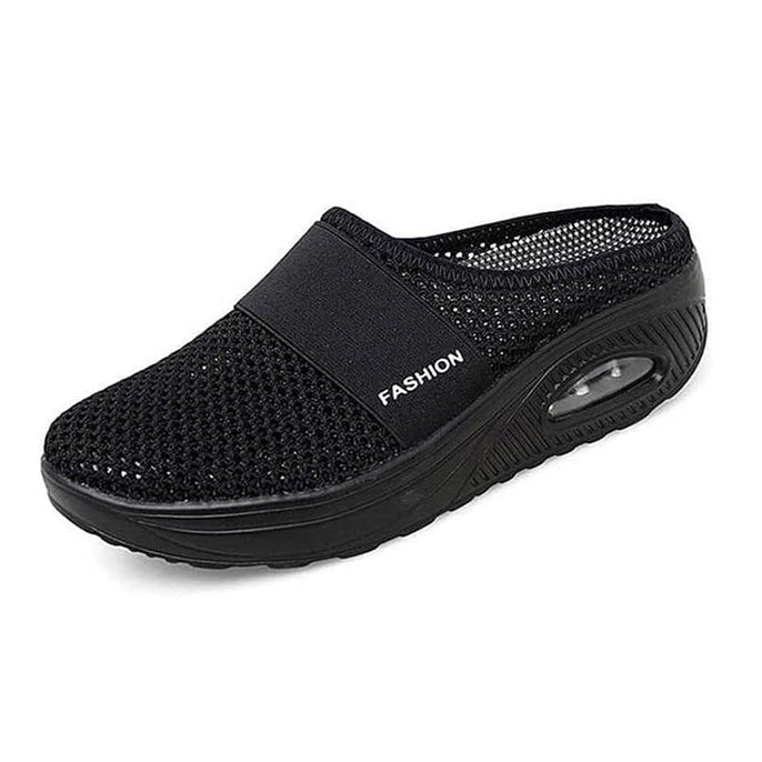 Ergonomiska tofflor med stötdämpning (Dam)-Hemnix-Svart-35-Hemnix