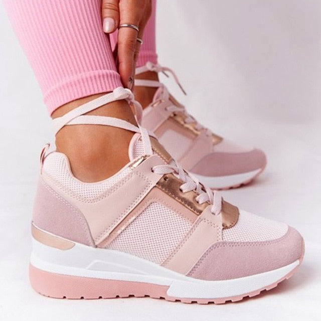 Ortopediska damsneakers med dämpning och fotvalvsstöd – Valora