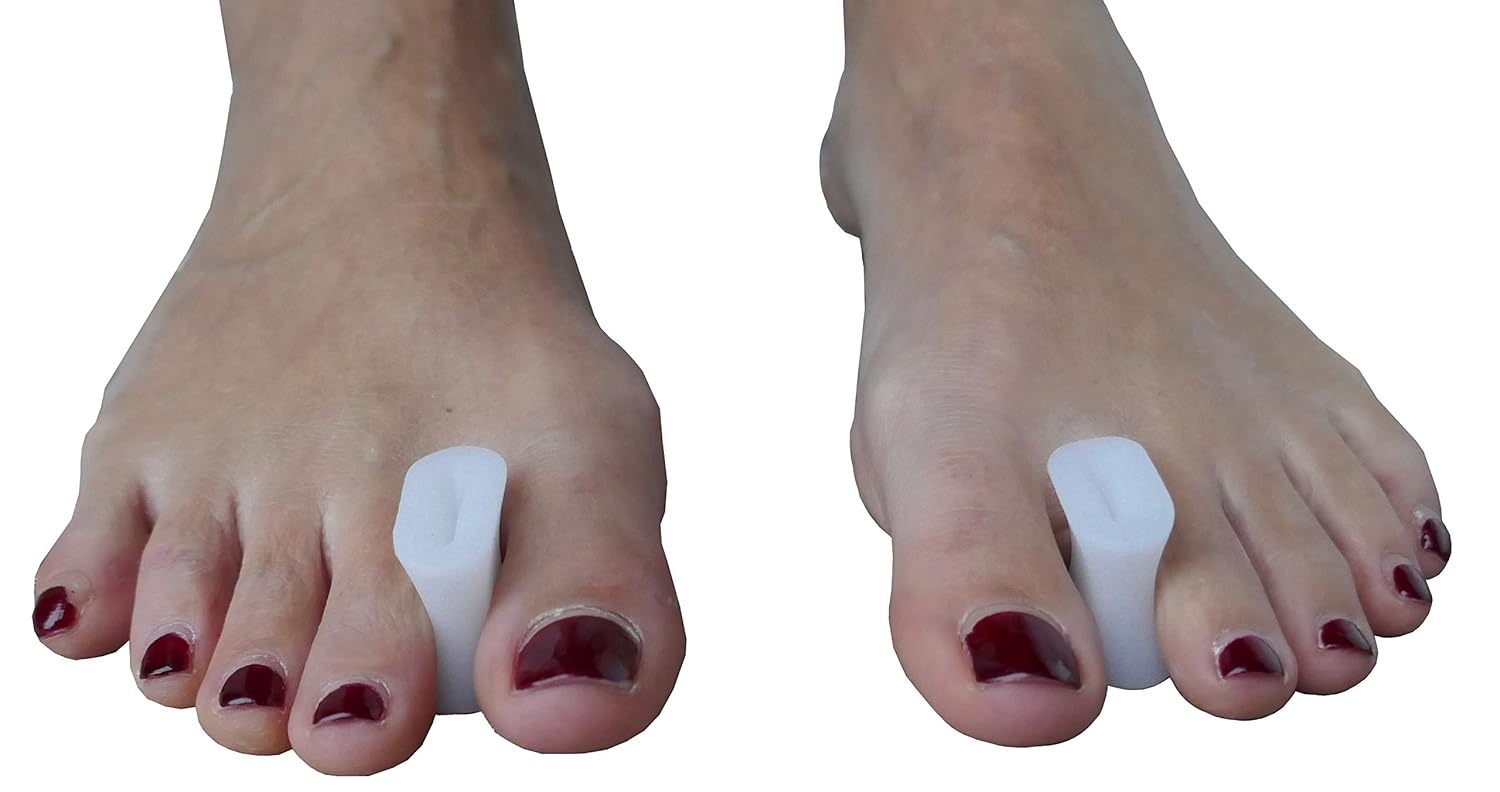 Hallux valgus tåskiljare i silikon - stöd & avlastning (2st)