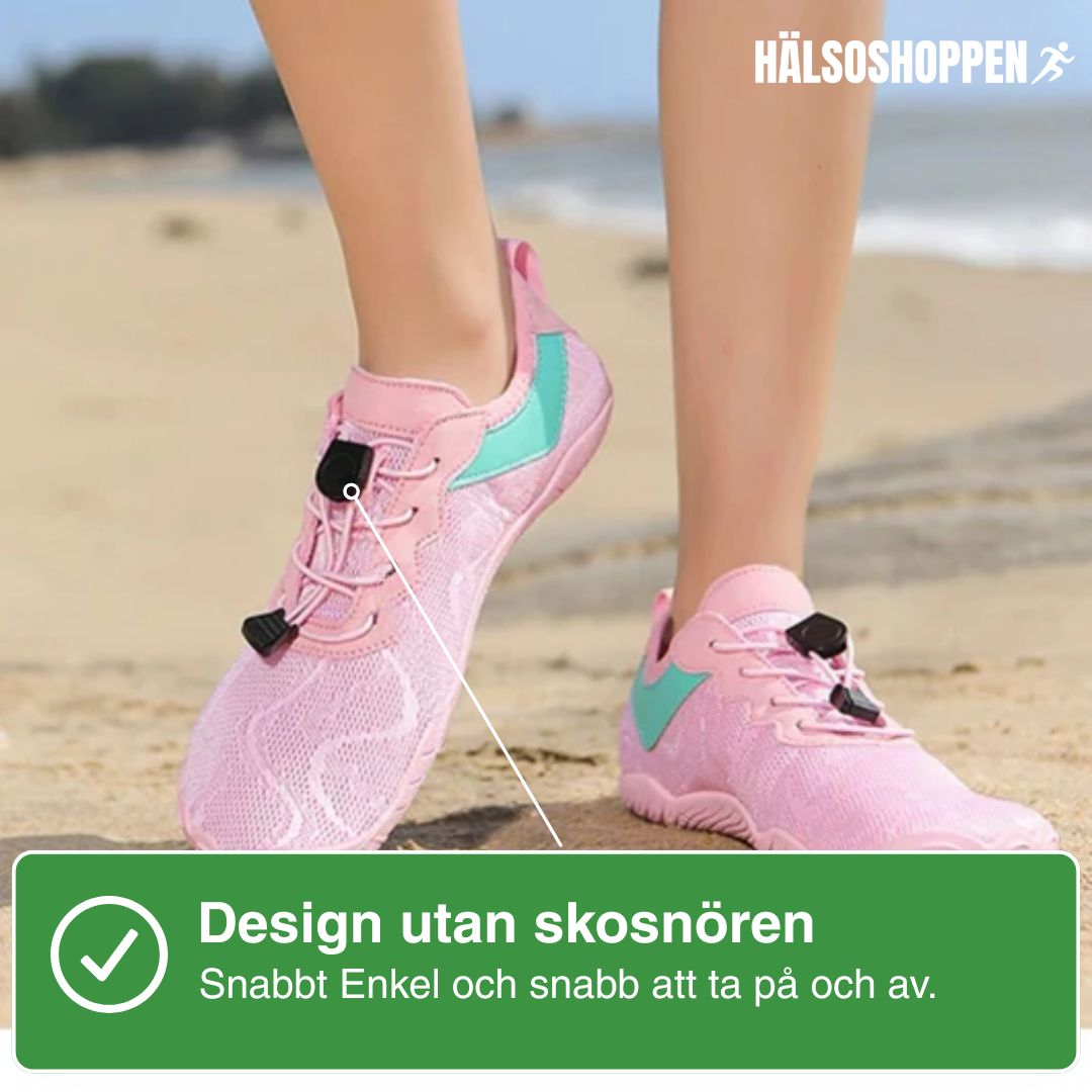 Nordicfeet - barfotaskor i vattentåligt material