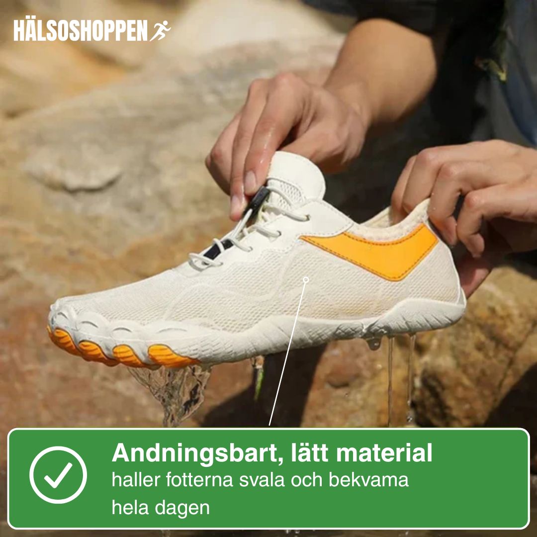 Nordicfeet - barfotaskor i vattentåligt material