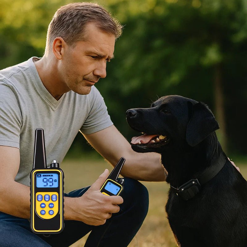 PROCANIS – Vattentätt hundträningshalsband med fjärrkontroll och 3 lägen