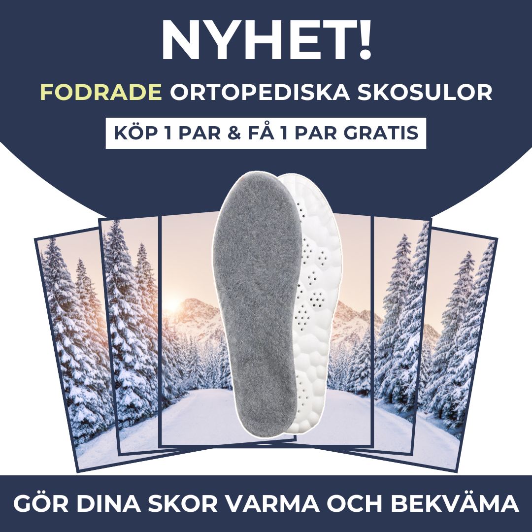 OrtoCloud 4D fodrade skosulor