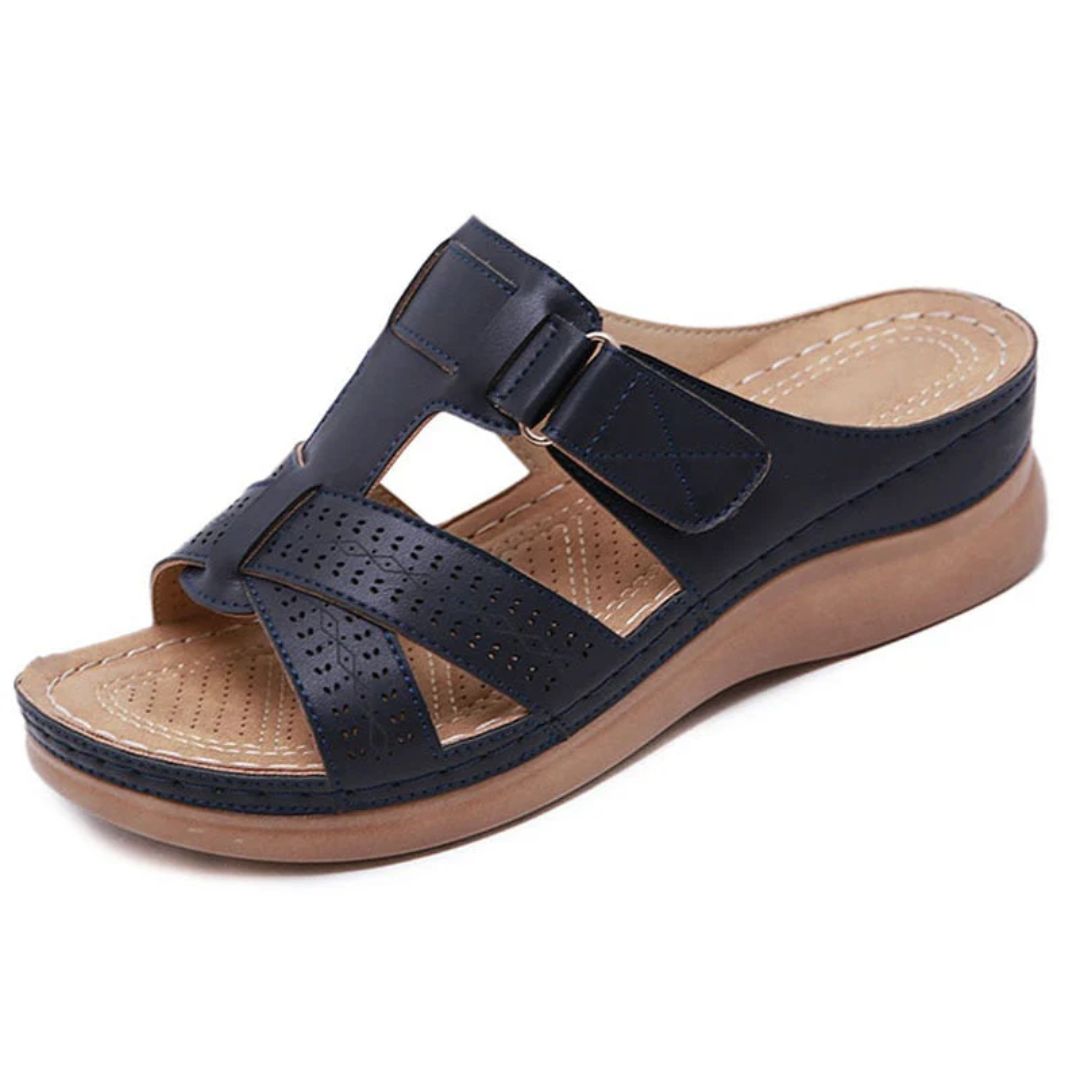 Slip-on Sandaler med Formad Innersula – Komfort & Stil för Kvinnor