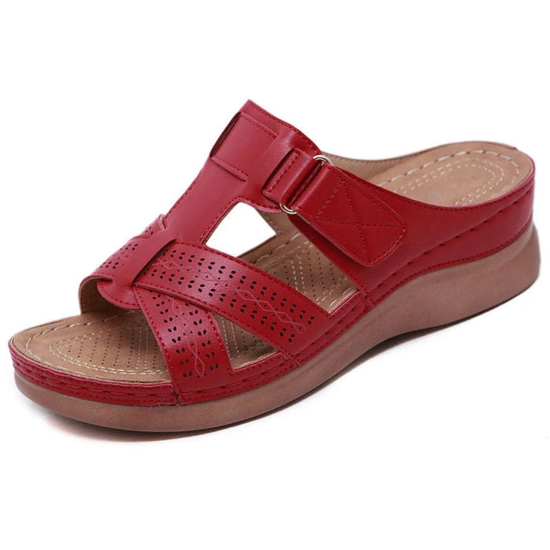 Slip-on Sandaler med Formad Innersula – Komfort & Stil för Kvinnor