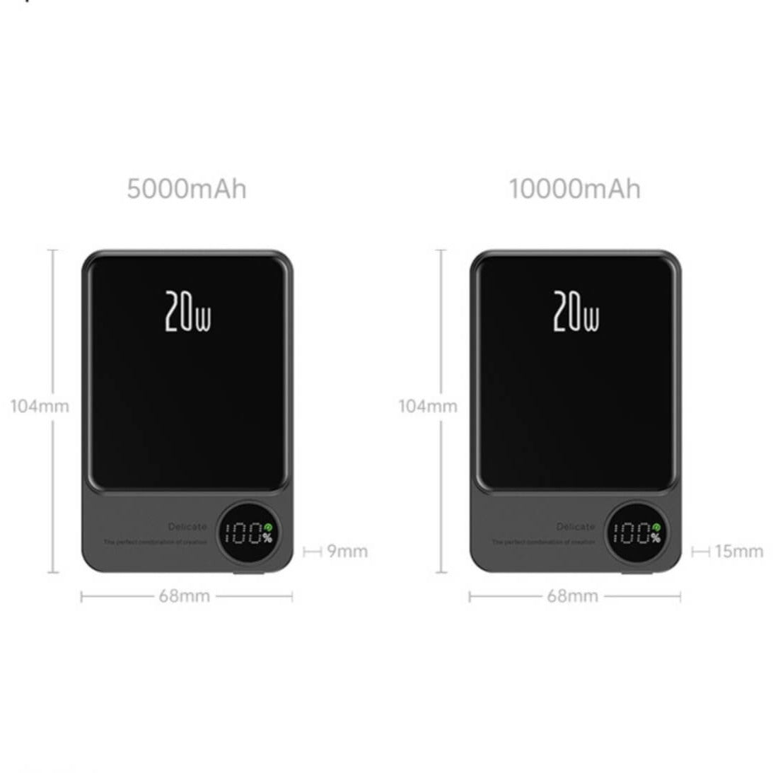 Ultratunn magnetisk trådlös Powerbank