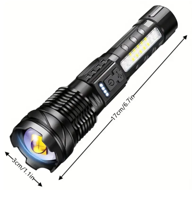 Högpresterande militärficklampa med 5000 lumen Carvallo