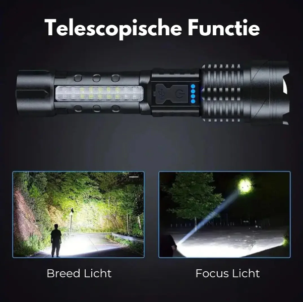 Högpresterande militärficklampa med 5000 lumen Carvallo