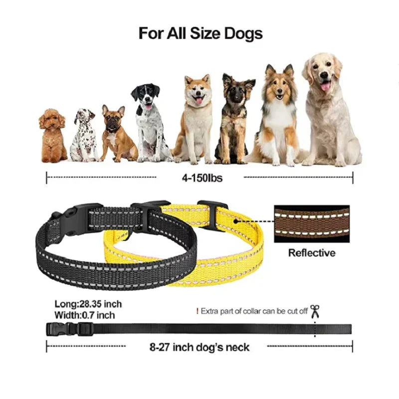Uppladdningsbart elektriskt hundträningshalsband med fjärrkontroll och 1000 m räckvidd – PetControl