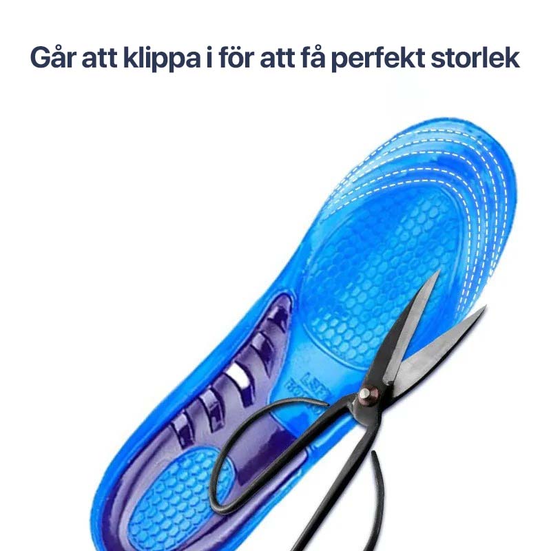 Skosulor med stötdämpning - lindrar hälsmärta och trötta fötter