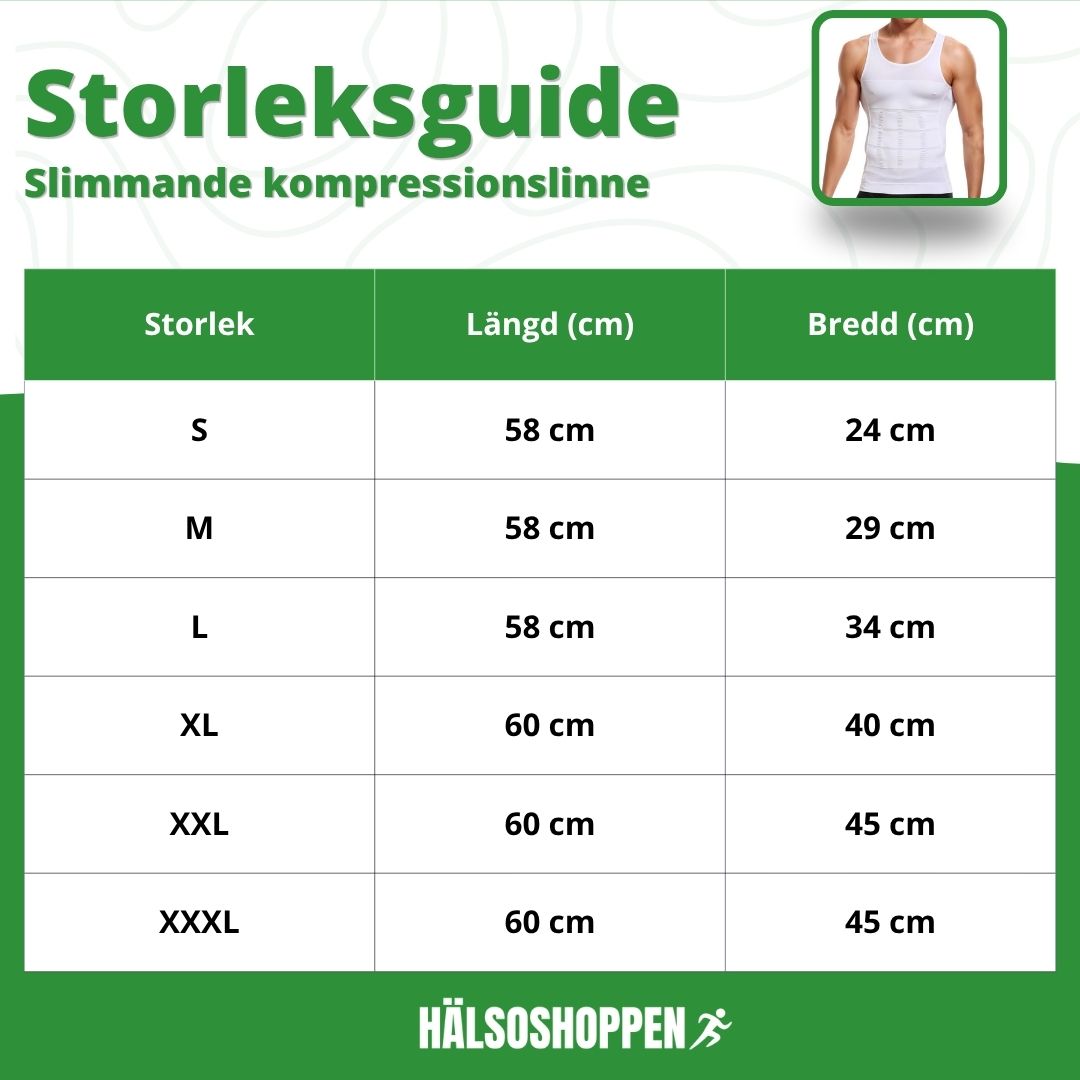 Kompressionslinne för Herr – Formsydda & Stödjande
