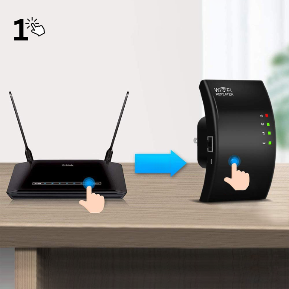 Trådlösa WiFi-Signal Booster
