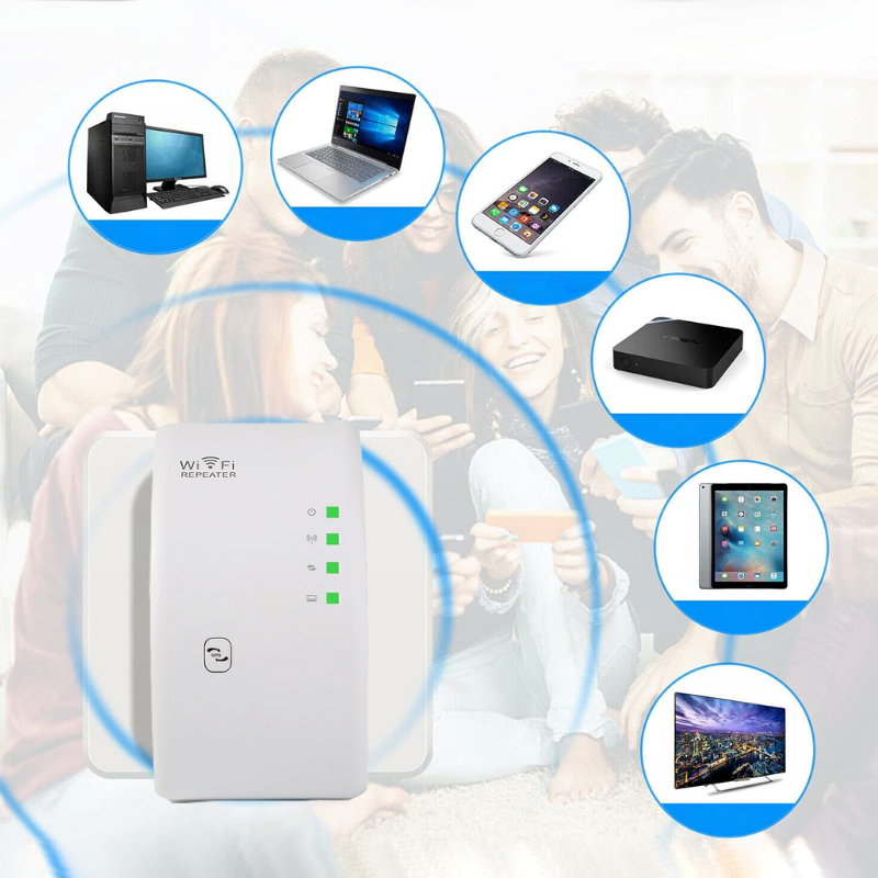 Trådlösa WiFi-Signal Booster