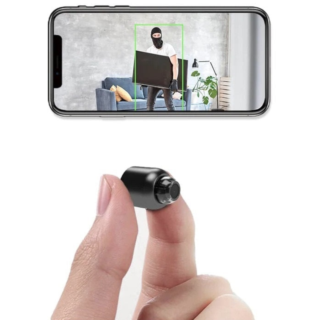 2-pack mini WiFi-säkerhetskameror - Trådlös HD-nattseende för barn- och husdjursövervakning MILA Sverige