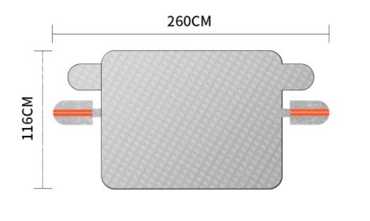 Premium magnetiskt snö- och isskydd för bil-VaruZ-Hemnix