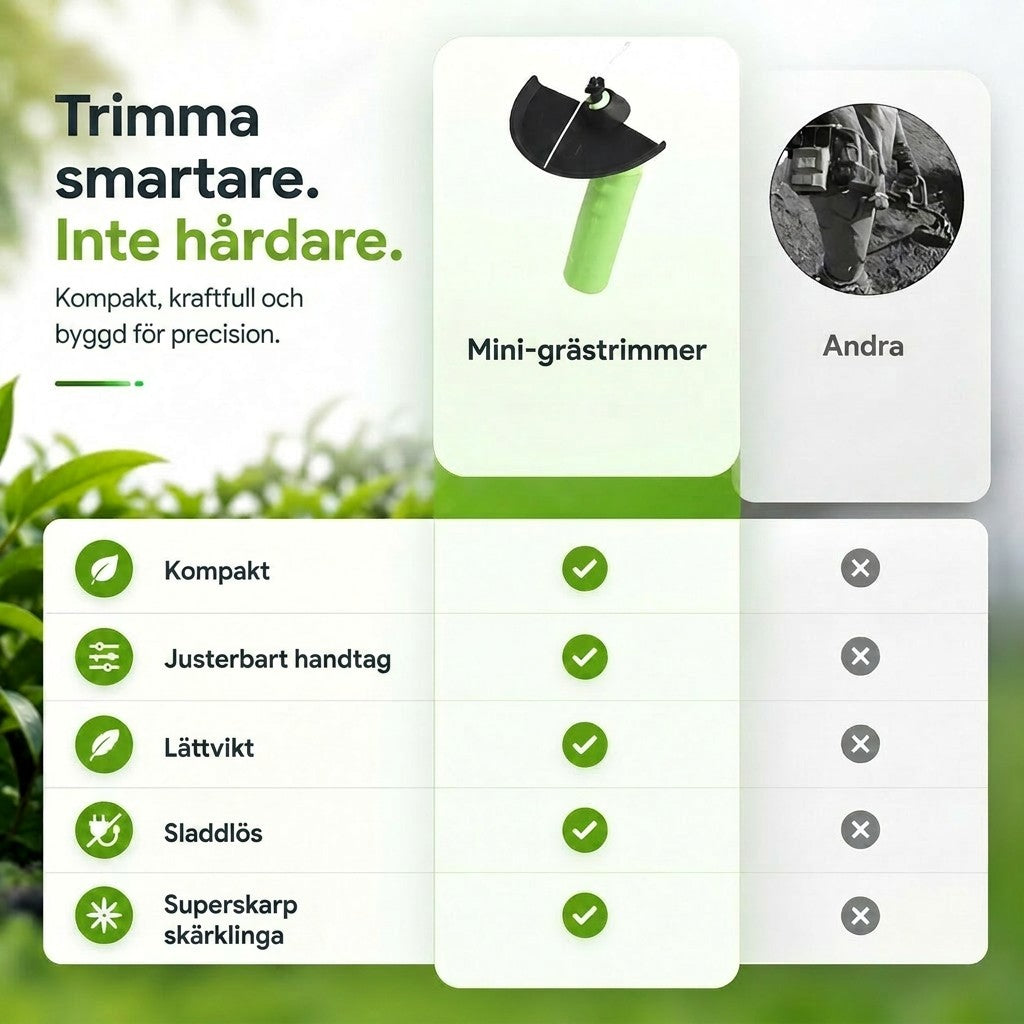 Batteridriven kantklippare | Kantklipp