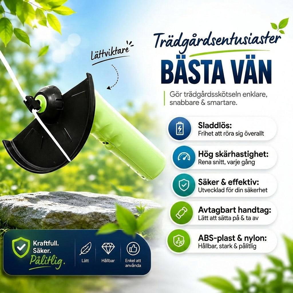 Batteridriven kantklippare | Kantklipp