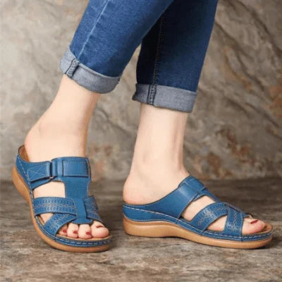 Slip-on Sandaler med Formad Innersula – Komfort & Stil för Kvinnor