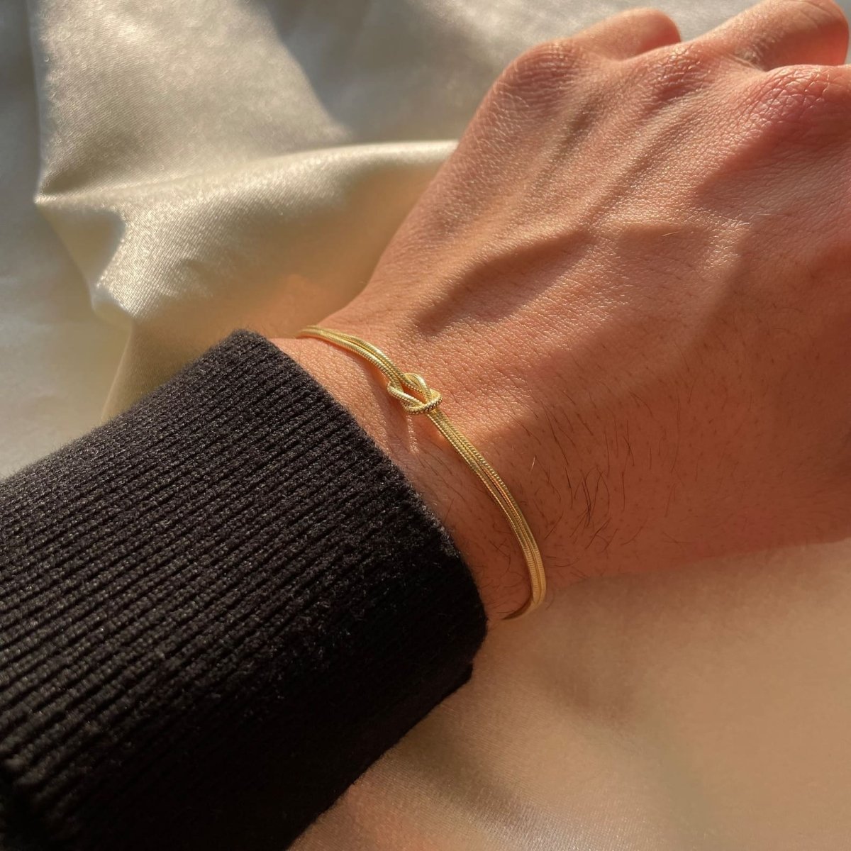 Armband Damer - Elegant Kärleksknop Design | Justerbar