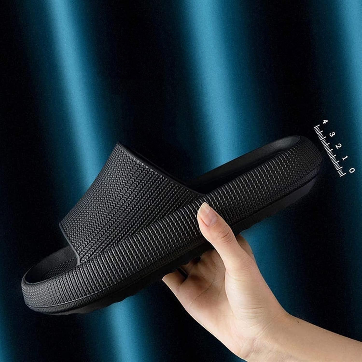 Ergonomiska tofflor med stötdämpande sula