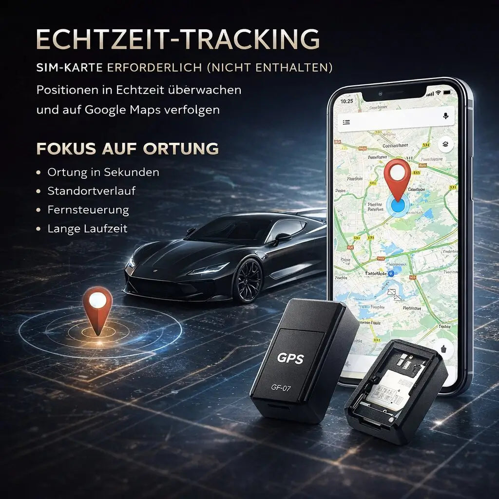 GPS Tracker för Bil | Mini GPS Tracker utan Abonnemang | Locaro