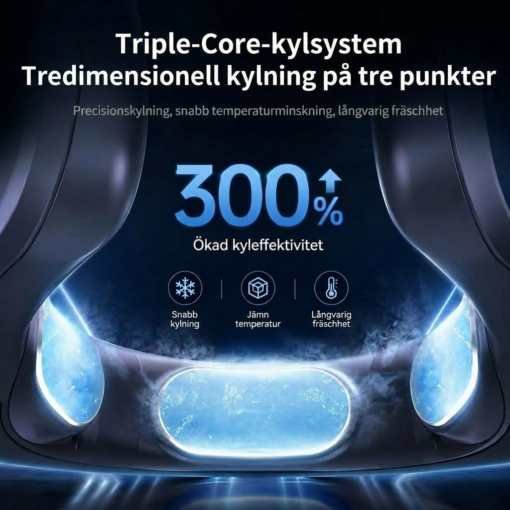 Halsfläkt med kyla och värme | Svalhals