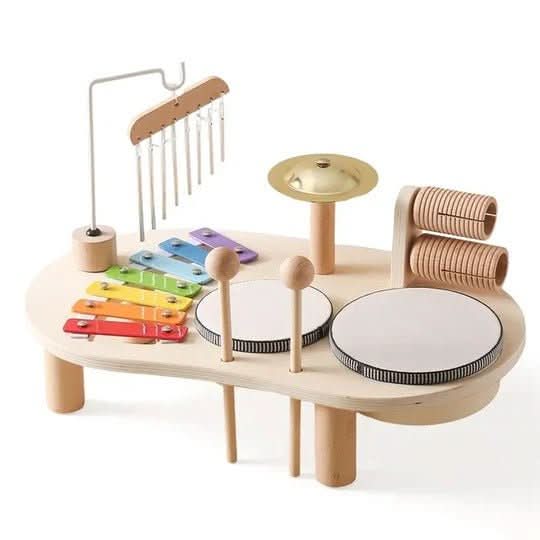 Harmonia Play Set Musical Wooden Toy for Creative Babies Aged 12 Months and Up