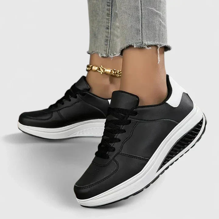 Ortopediska Sneakers Dam Plattform Vardag