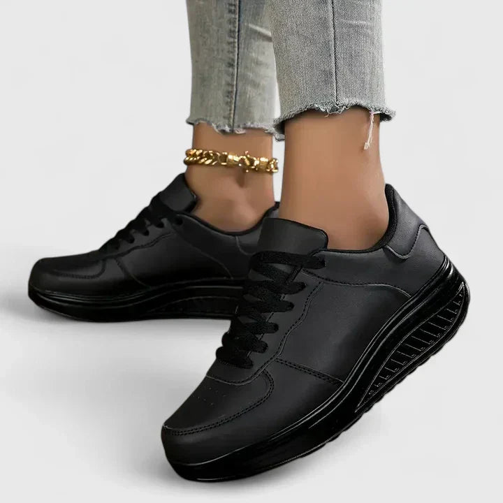 Ortopediska Sneakers Dam Plattform Vardag