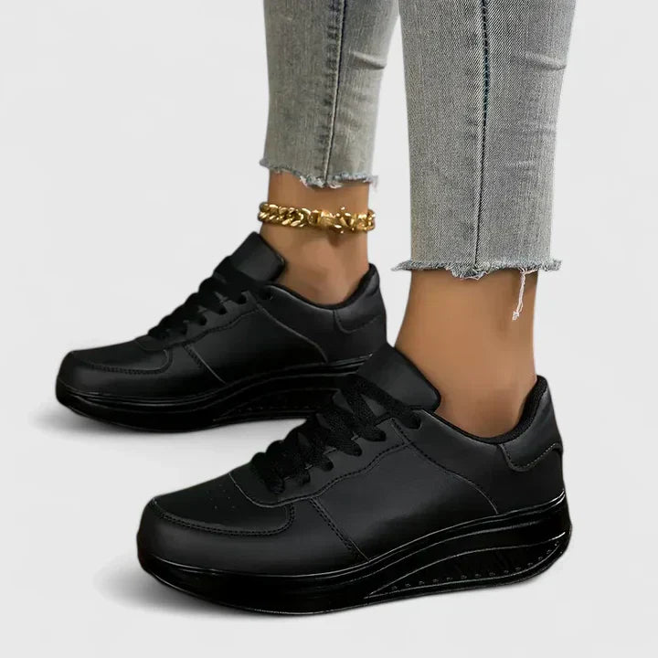 Ortopediska Sneakers Dam Plattform Vardag