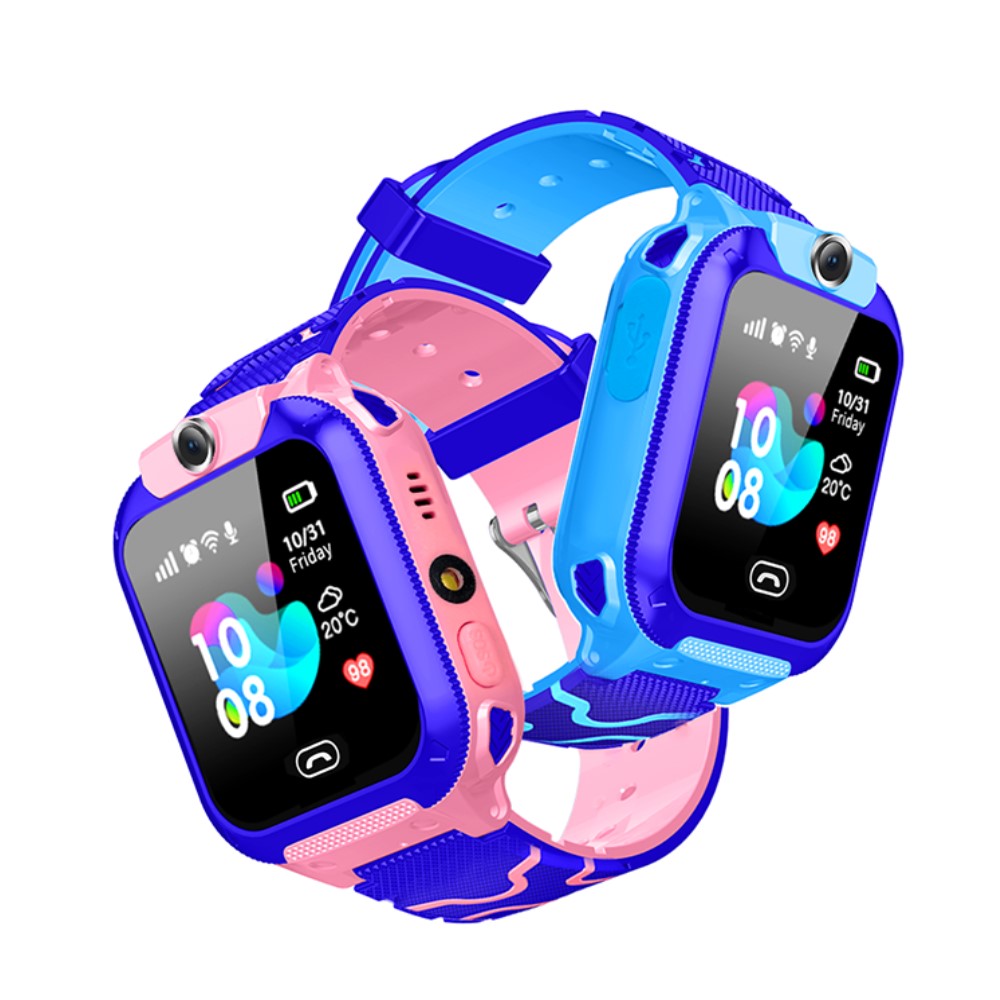 Barnsmartwatch - GPS, Kamera & SOS-knapp för Säkerhet