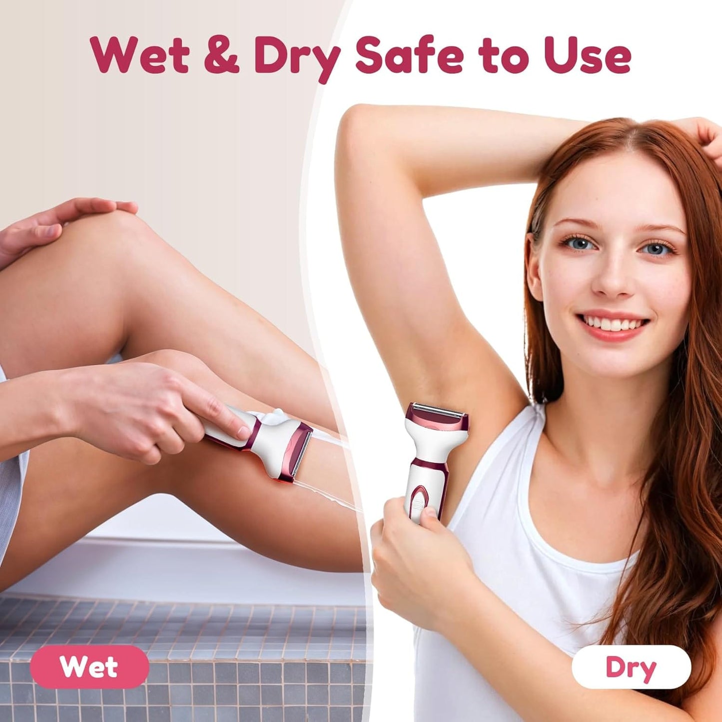 Elektrisk hårborttagning 4 i 1