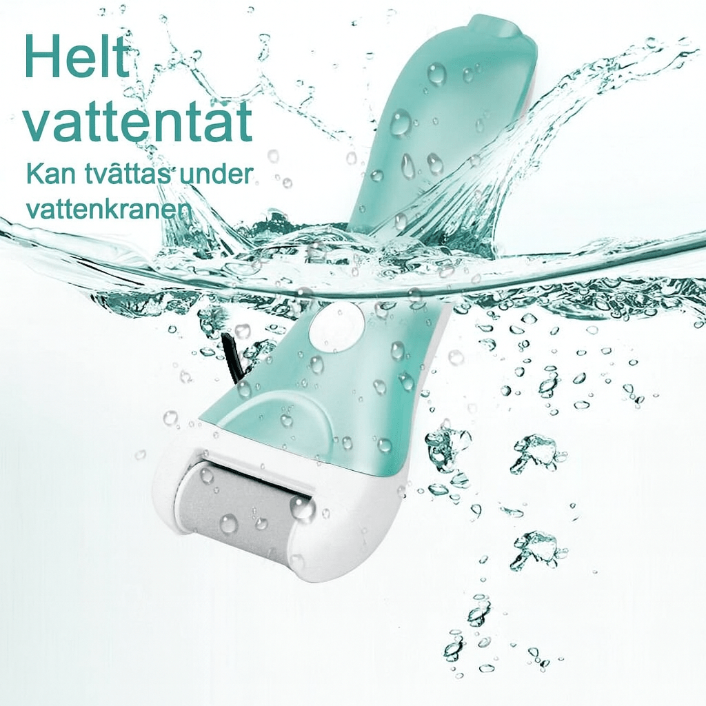 Fothudborttagare elektrisk (med 3 sliphuvuden)