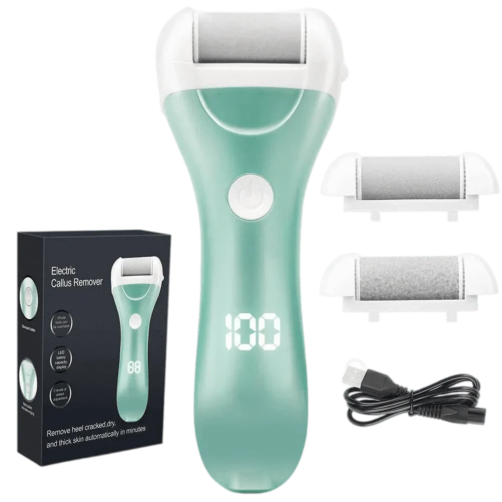 Fothudborttagare elektrisk (med 3 sliphuvuden)