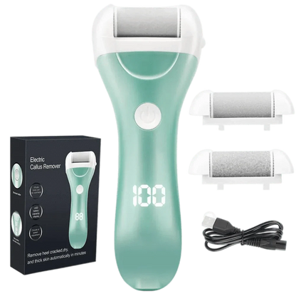 Fothudborttagare elektrisk (med 3 sliphuvuden)