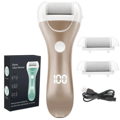 Fothudborttagare elektrisk (med 3 sliphuvuden)