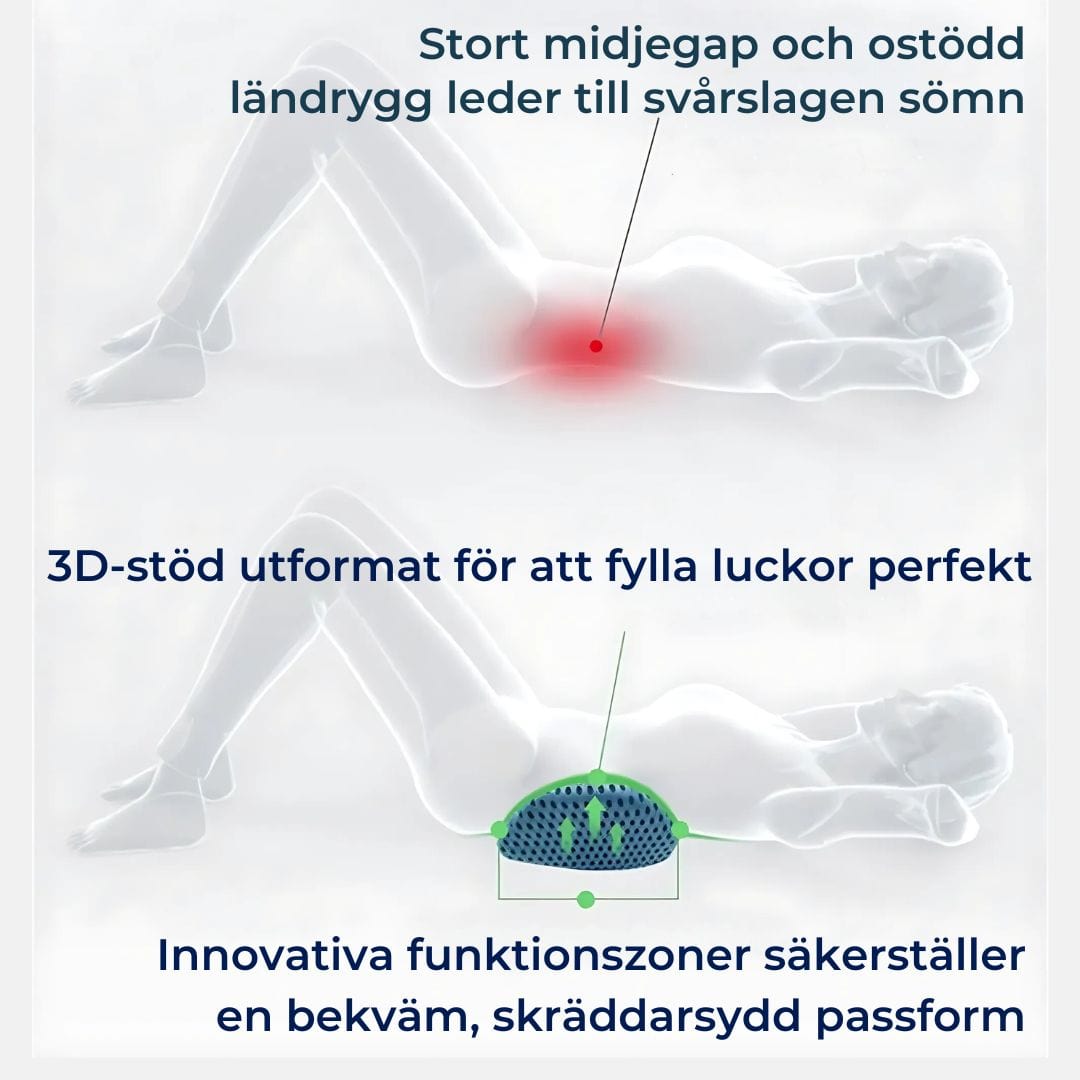 Ländryggskudde (minnesskum)