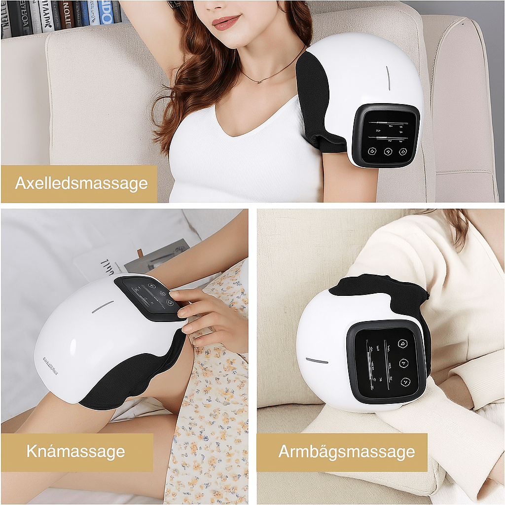 Knämassager värme och vibration