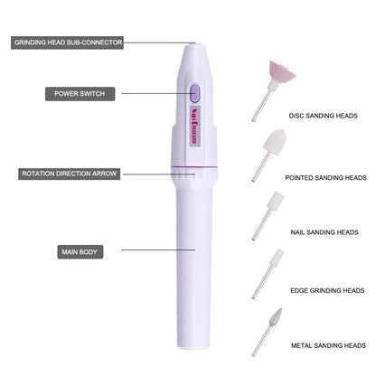 Nagelpolerare elektrisk