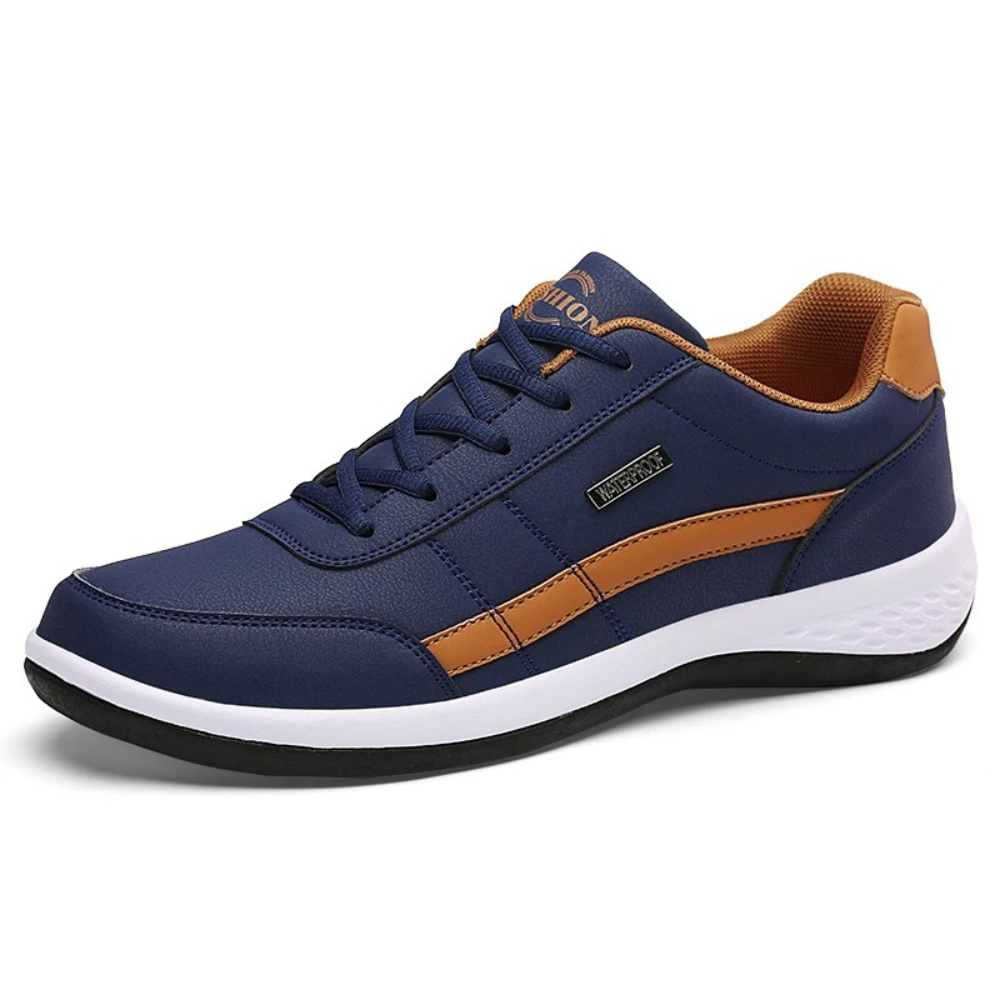 Ortopediska Läder Sneakers för Herrar