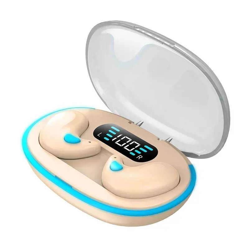 SoundBeats - Minimala Ultra Tunna Trådlösa HiFi Hörlurar För Sömn & Komfort-earbuds-BB-Hudfärgad-Hemnix