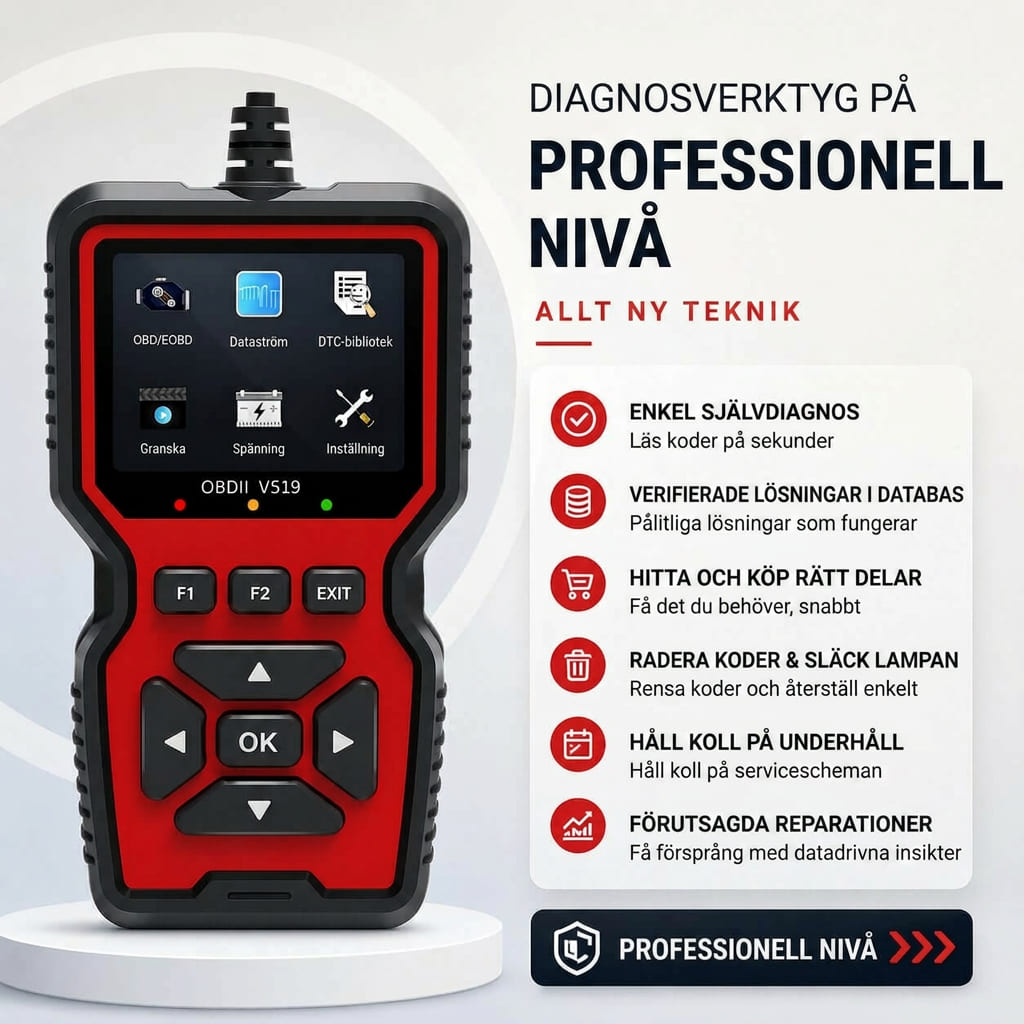 Felkodsläsare | OBD2 läsare för bil | Felkoll